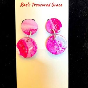 Polymer clay earrings